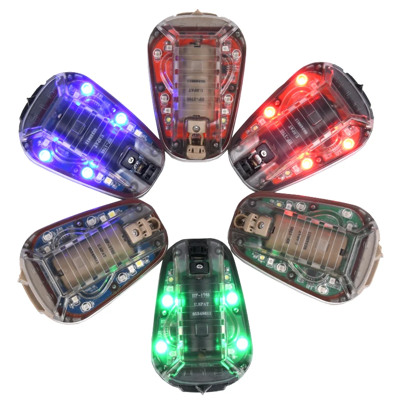 WADSN HEL STAR 6 GEN3 Airsoft impermeable casco rápido luz roja verde IR estroboscópica campamento al aire libre supervivencia señal de seguridad lámpara de Flash - imagen 4