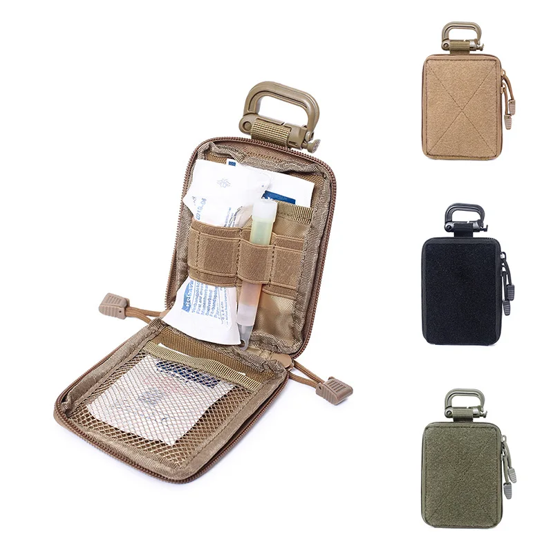 Bolsa de herramientas Molle EDC para deportes al aire libre, organizador EMT, bolsa de bolsillo pequeña, accesorios de viaje, senderismo, Camping y caza, riñoneras con cinturón - imagen 4
