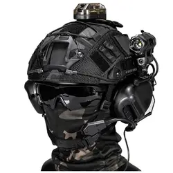 Casco táctico Airsoft con máscara integrada y gafas visión nocturna