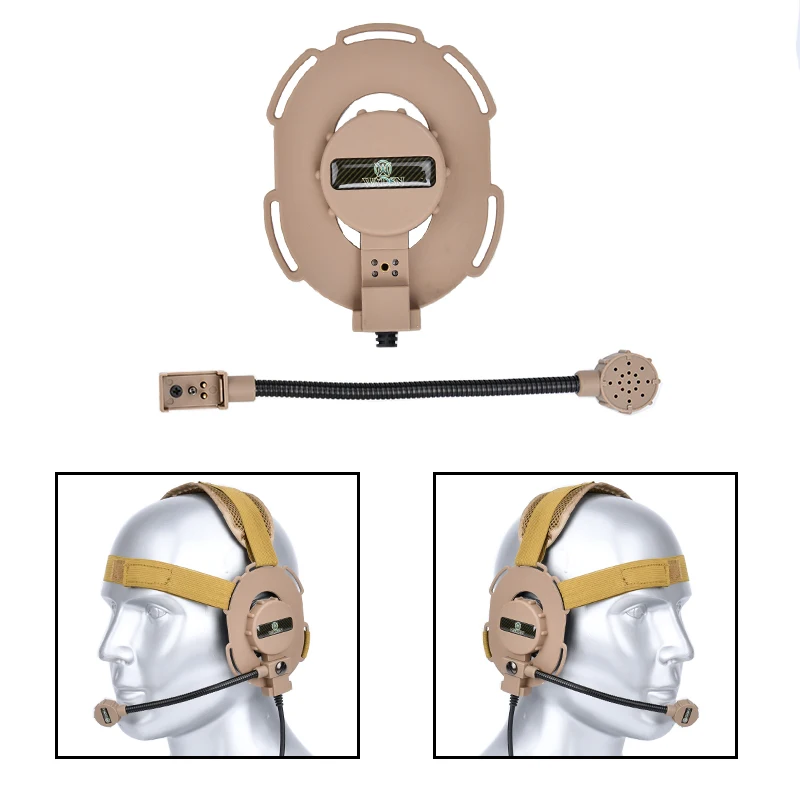 WADSN Bowman Evo III – Auriculares inalámbricos Airsoft PTT Kenwood