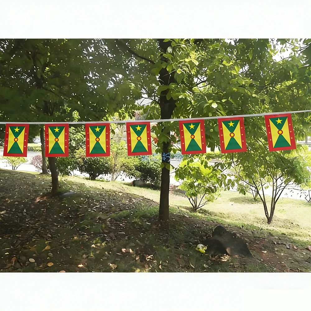 Banderines de Granada en poliéster – guirnalda para fiestas - imagen 4