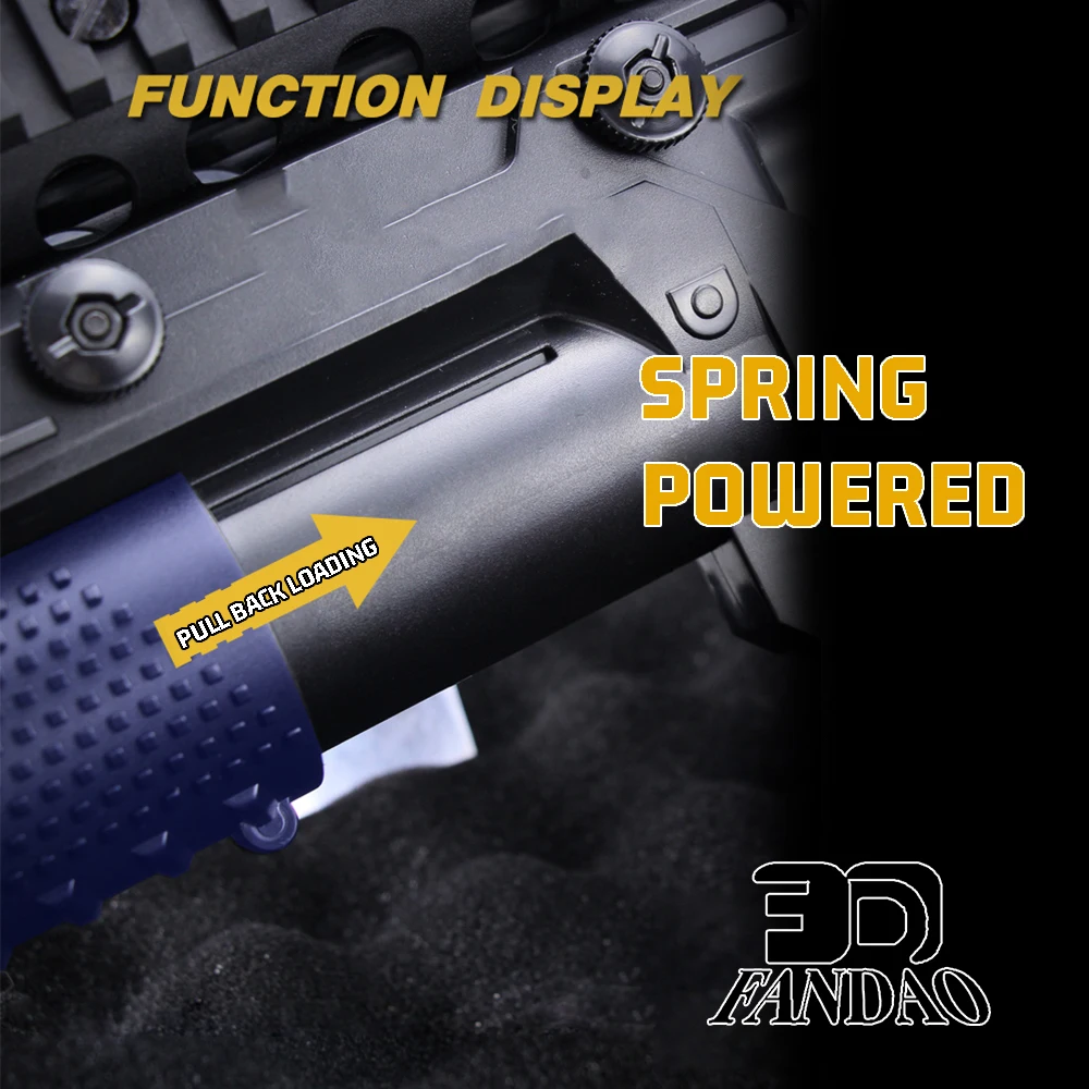 Lanzador de granadas de bolas de Gel M203 con doble cilindro, doble campana, lanzador de plástico corto M203, juguetes para disparar Paintball, juguetes para niños - imagen 3