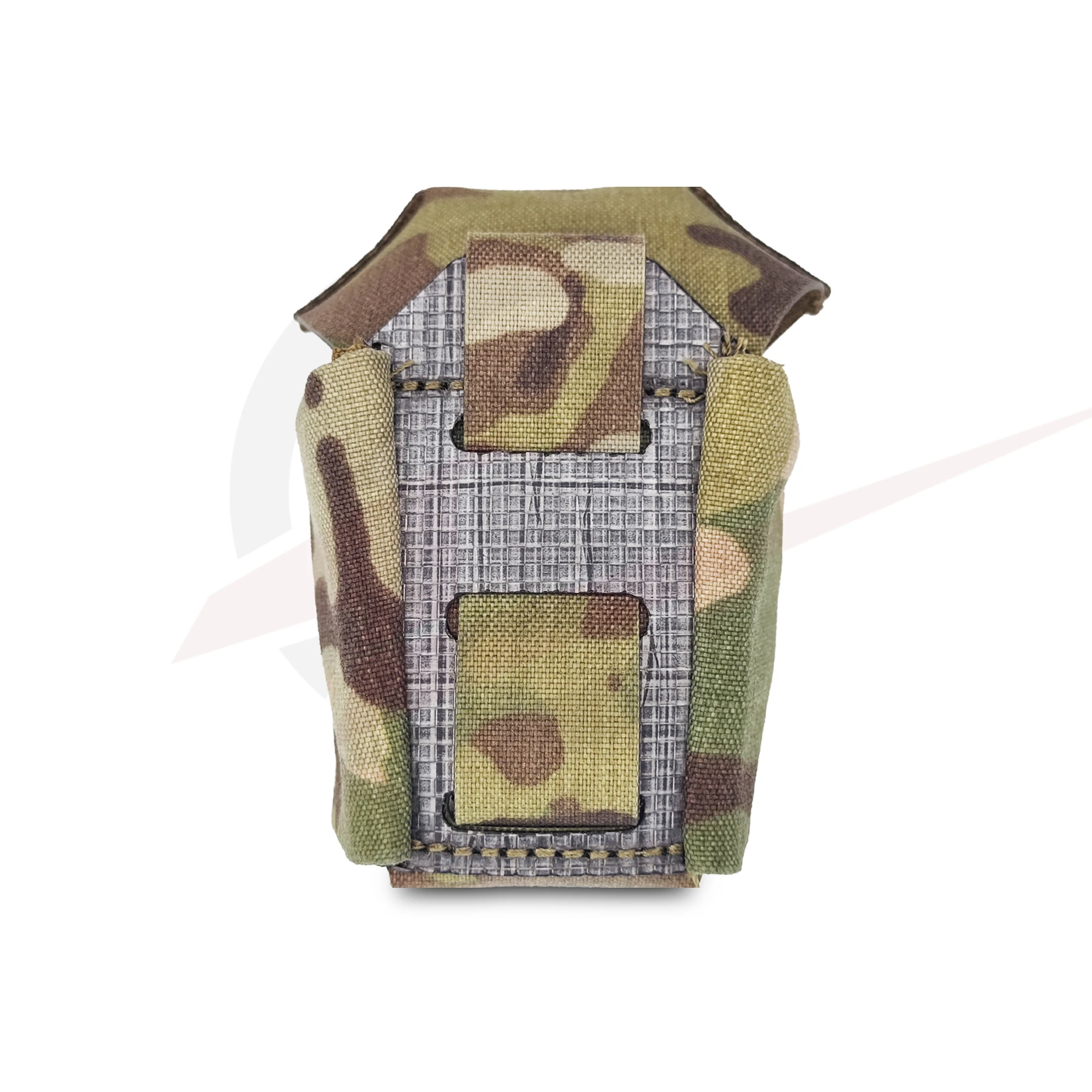 Bolsa táctica Single Frag Grenad, equipo de combate de Paintball Airsoft, bolsa de pulsera Molle con placa en T, soporte de placa de expansión - imagen 4
