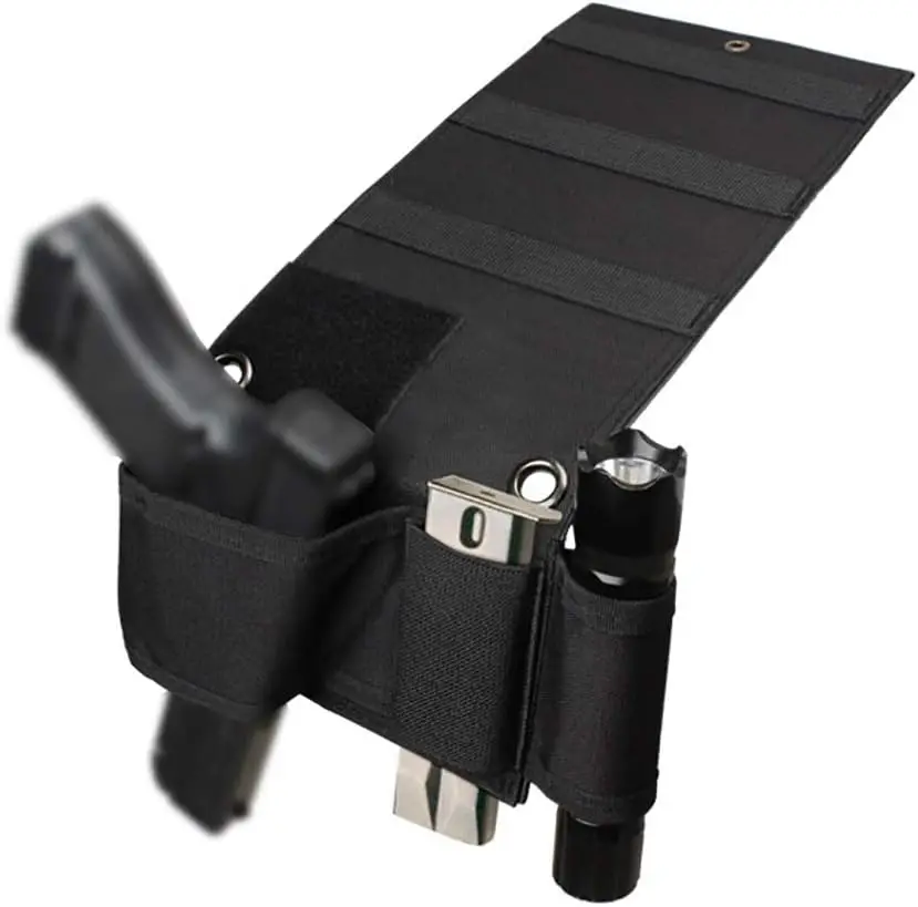 Funda para pistola oculta para asiento de coche, diseño de tracción rápida, sofá, asiento de cabecera, oficina, funda para pistola táctica oculta de extracción rápida - imagen 3