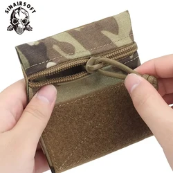 Bolsa táctica micro para MOLLE MK3 MK4 – almacenamiento de nailon con velcro