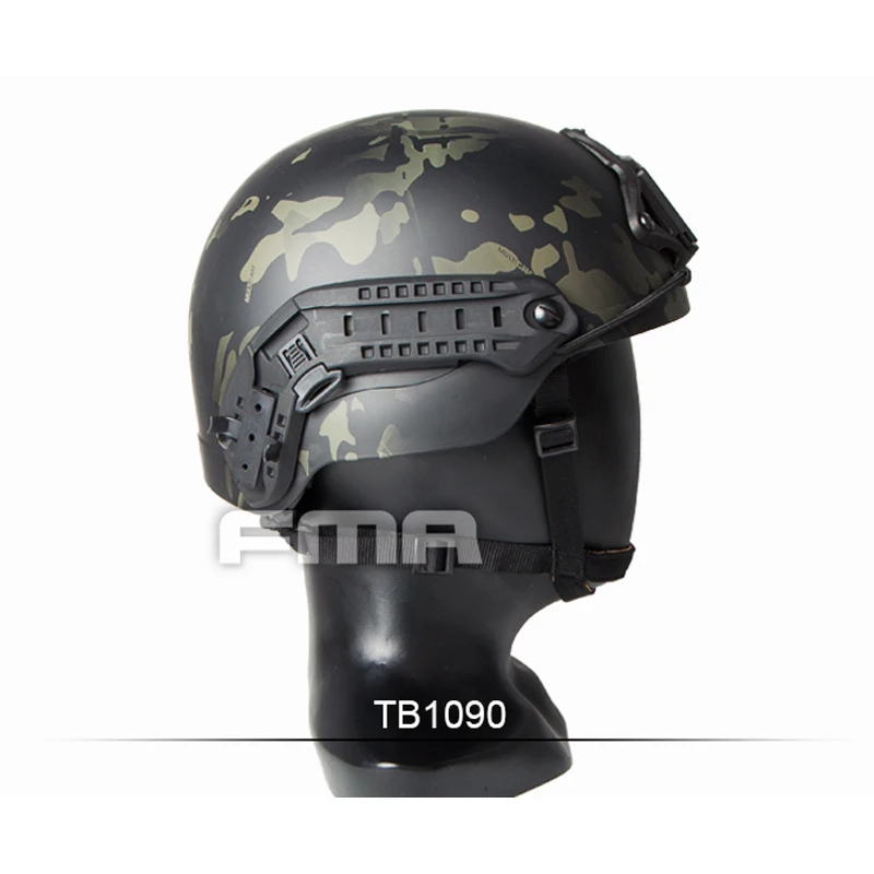 FMA Sentry casco MICH con protección auditiva para caza al aire libre, airsoft, Camping - imagen 5
