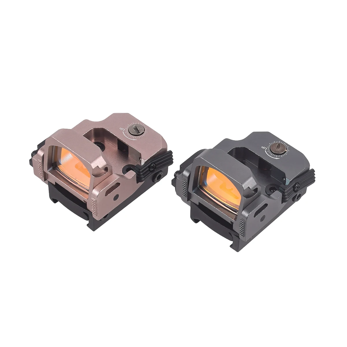 Mira táctica VISM PRO con punto verde/rojo, Mini carril Picatinny plegable de 20mm, Compatible con Glock 17/19, tiro de caza - imagen 5