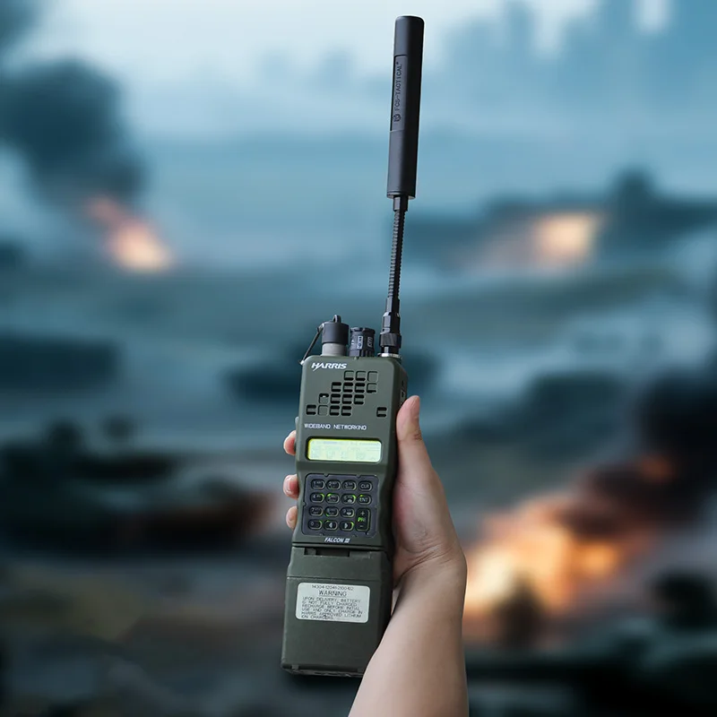 Antena de cuello de cisne de alta ganancia walkie talkie UHF MPU5 para radio PRC152 148 - imagen 3