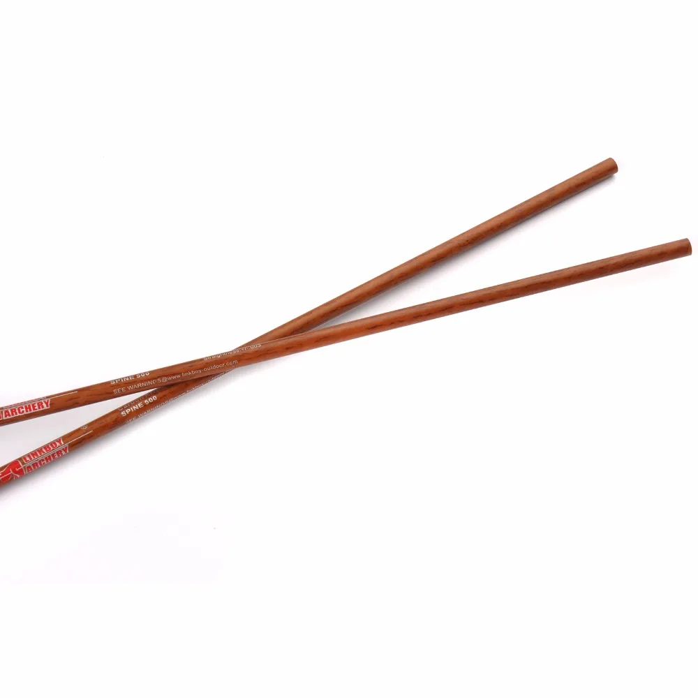 Linkboy-Arco de madera para tiro con arco, accesorio de carbono puro, columna vertebral de eje de flecha 300 - 900 32 "id6.2 mm, arco tradicional compuesto para caza, 12 unidades - imagen 4