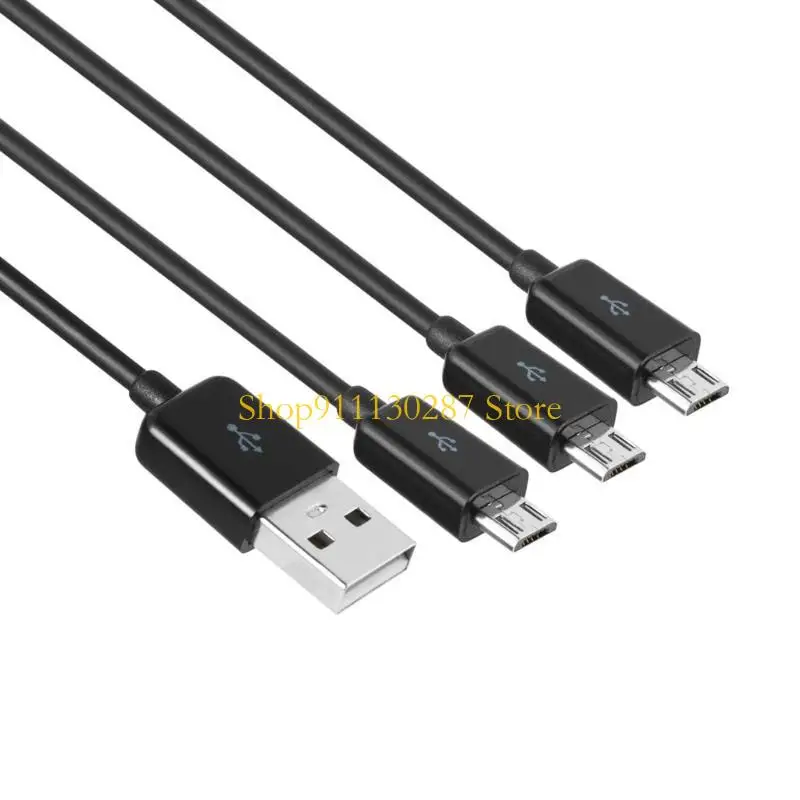 Cable divisor Micro USB J1HC, Cable adaptador sincronización datos, conexión Micro USB dividida, Cable carga rápida, - imagen 3