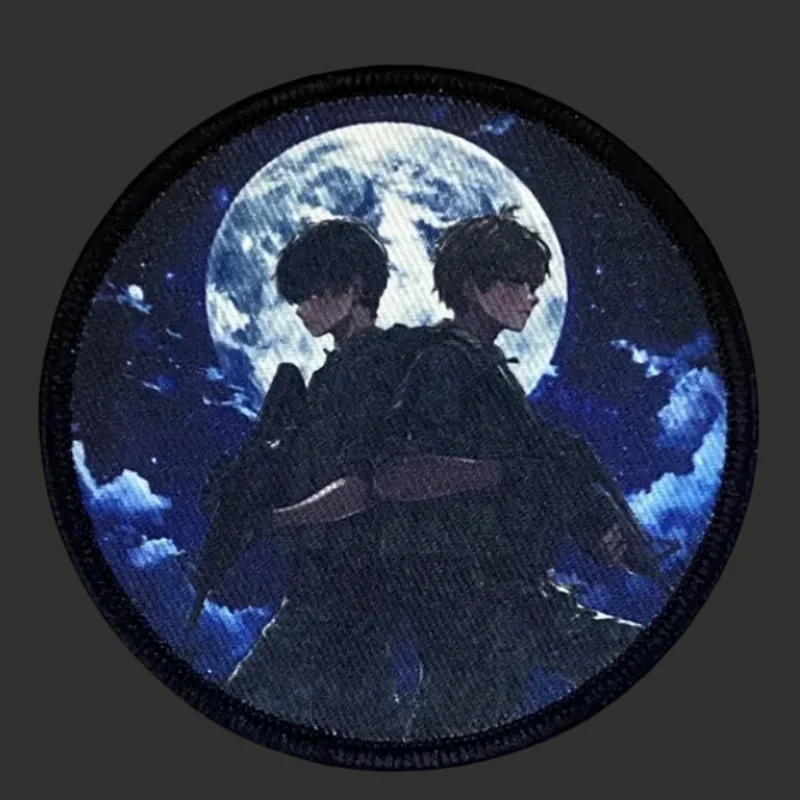 Parche táctico de Anime, insignia de moral militar, impresión de gancho y bucle, mochila, accesorios de decoración de ropa, pegatinas, brazalete - imagen 5