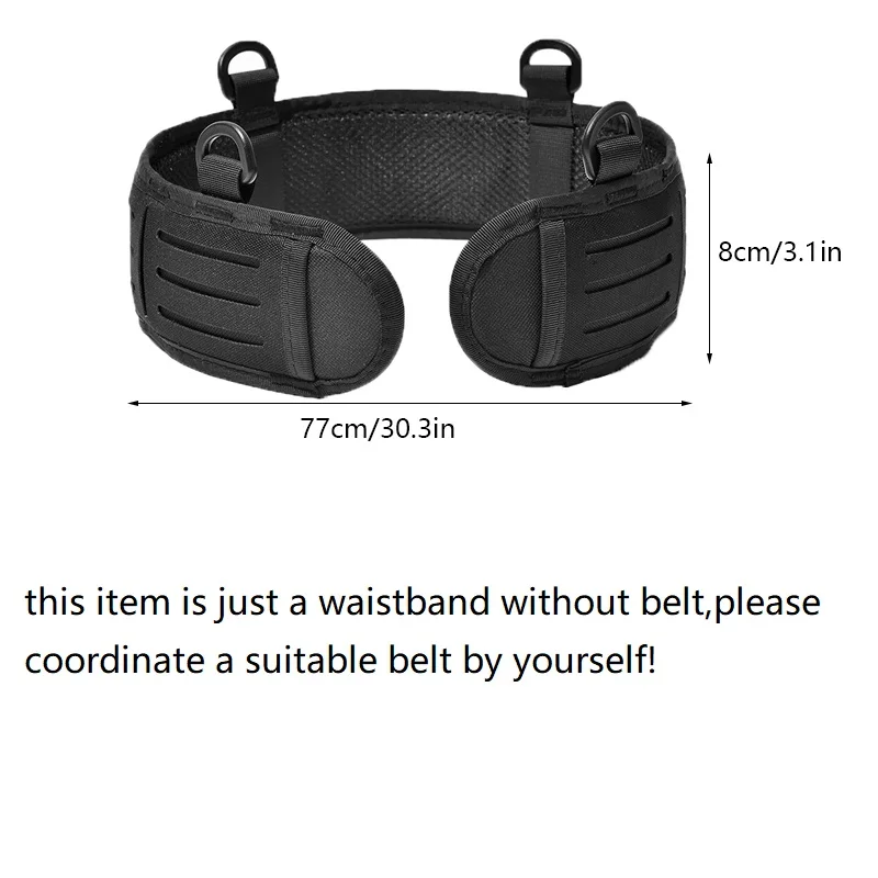 Una correa táctica de nailon sin cinturón, cintura táctica adecuada para entrenamiento y deportes al aire libre - imagen 2