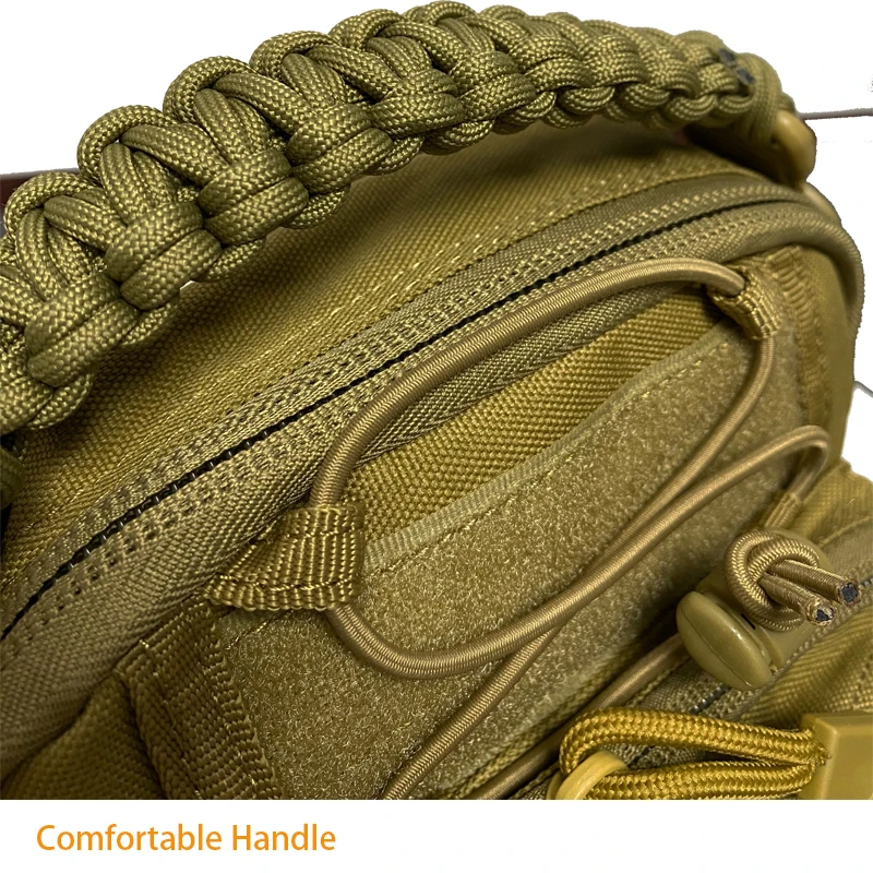 Bolsa táctica impermeable con correa de pecho para exteriores, bolso de hombro láser para senderismo, camping, equipo de caza - imagen 5