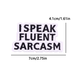 Parches bordados letras personalizadas termoadhesivos para uniformes
