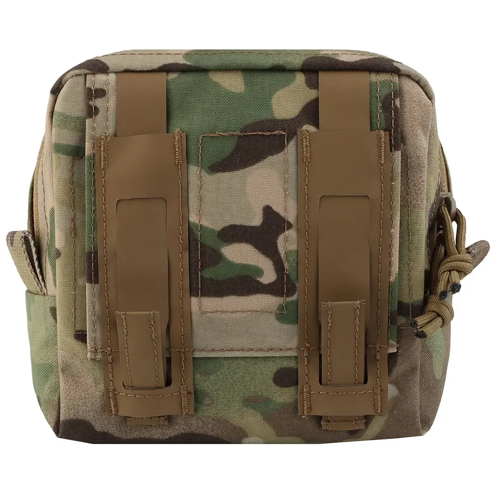 Bolsa táctica Molle GP 6 × 6 YKK, bolsa con cremallera para el pecho, chaleco de caza, cinturón de combate, Airsoft, paquete de herramientas de almacenamiento de Paintball - imagen 3