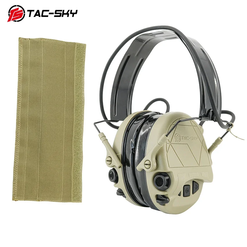 TAC-SKY auriculares tácticos electrónicos TAC300 protección auditiva Airsoft auriculares de tiro protección auditiva orejera con reducción de ruido - imagen 4