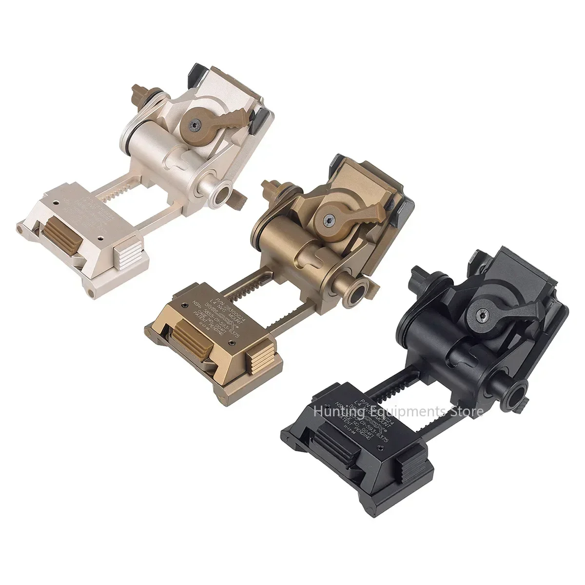 Metal L4 G24 Wilcox gafas de visión nocturna Stent para PVS15 PVS18 GPNVG18 gafas de visión nocturna soporte de casco rápido OPS con brazo J - imagen 5