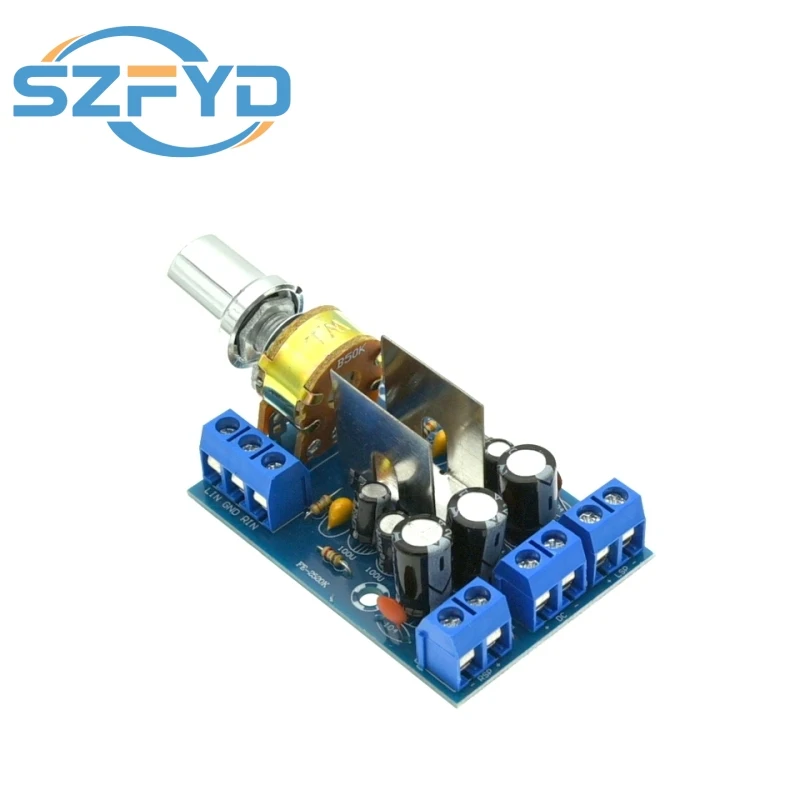 TEA2025B Mini placa amplificadora de Audio estéreo Dual placa amplificadora de 2,0 canales para altavoz de PC 3W + 3W 5V 9V 12V coche - imagen 2