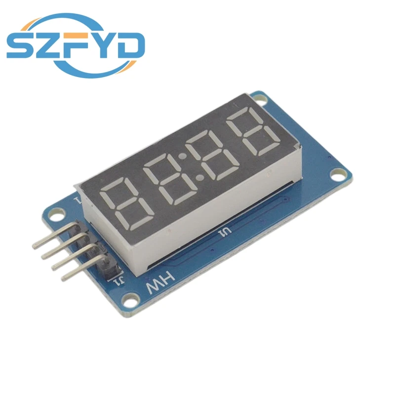 Módulo de pantalla LED TM1637, 4 dígitos, 7 segmentos, 0,36 pulgadas, tubo Digital de ánodo común rojo para Arduino - imagen 5