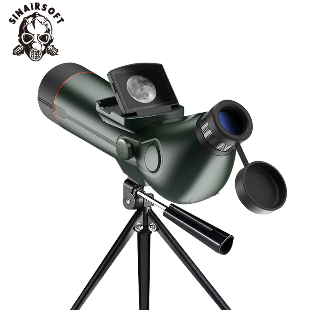 Cámara telescópica astronómica SPX5-80 4K UHD 350X 30MP telescopio astronómico a prueba de agua para uso diurno y nocturno con botón táctil