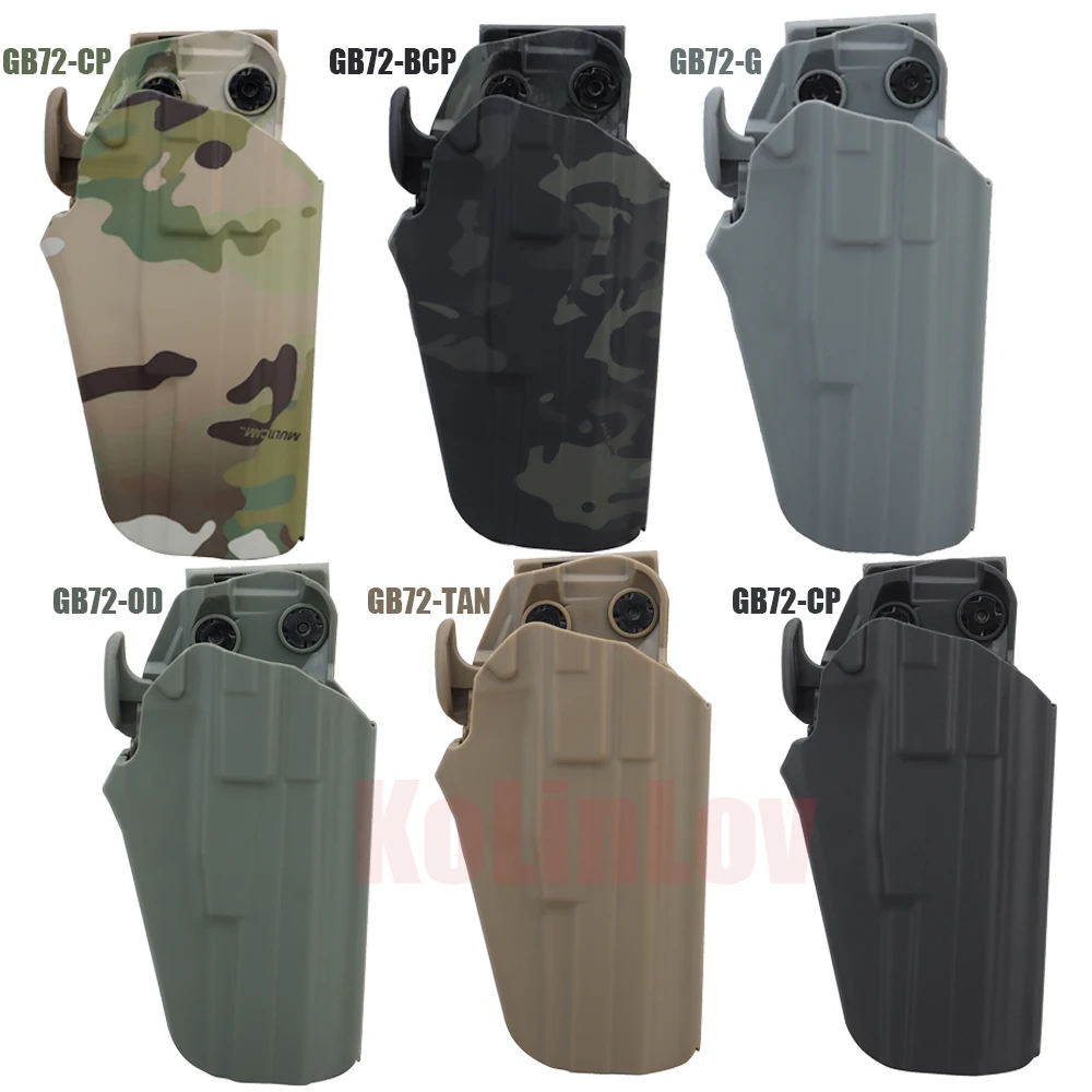 Nueva funda táctica Universal para pistola, cinturón Airsoft, fundas Airsoft de liberación rápida, SUB-COMPACT para modelo Glock 1911 Series