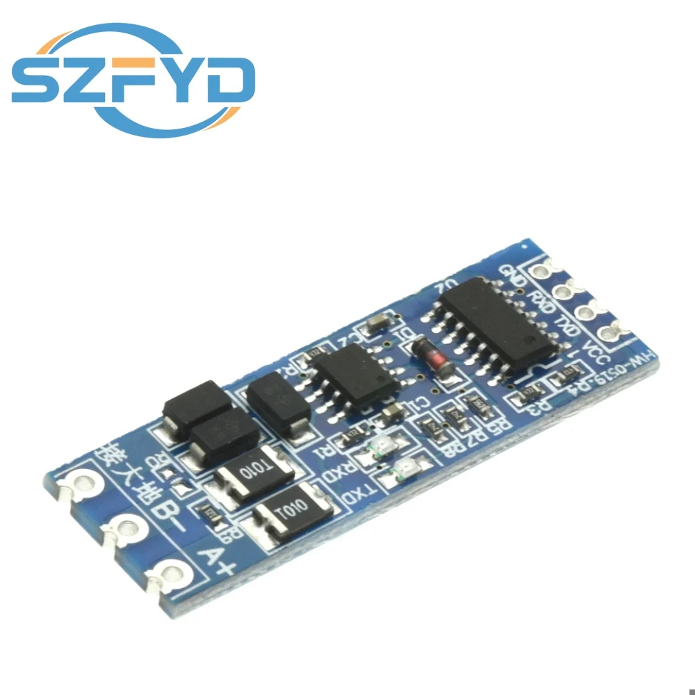 1-10 Uds TTL a RS485 módulo Hardware Control de flujo automático nivel UART serie conversión mutua módulo de fuente de alimentación 3,3 V 5V - imagen 2