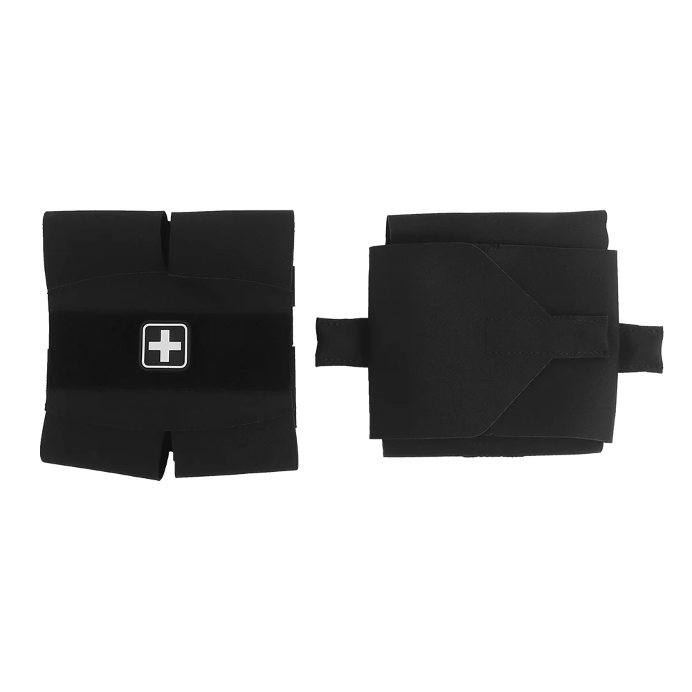 Botiquín de primeros auxilios Compatible con MOLLE, capacidad Extra grande, inserto reflectante, diseño dividido, equipo táctico de emergencia para caza al aire libre - imagen 5