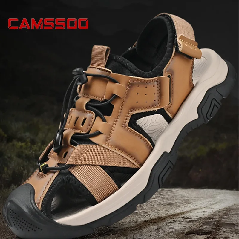 CAMSSOO Sandalias acuáticas transpirables de secado rápido para hombre - imagen 2