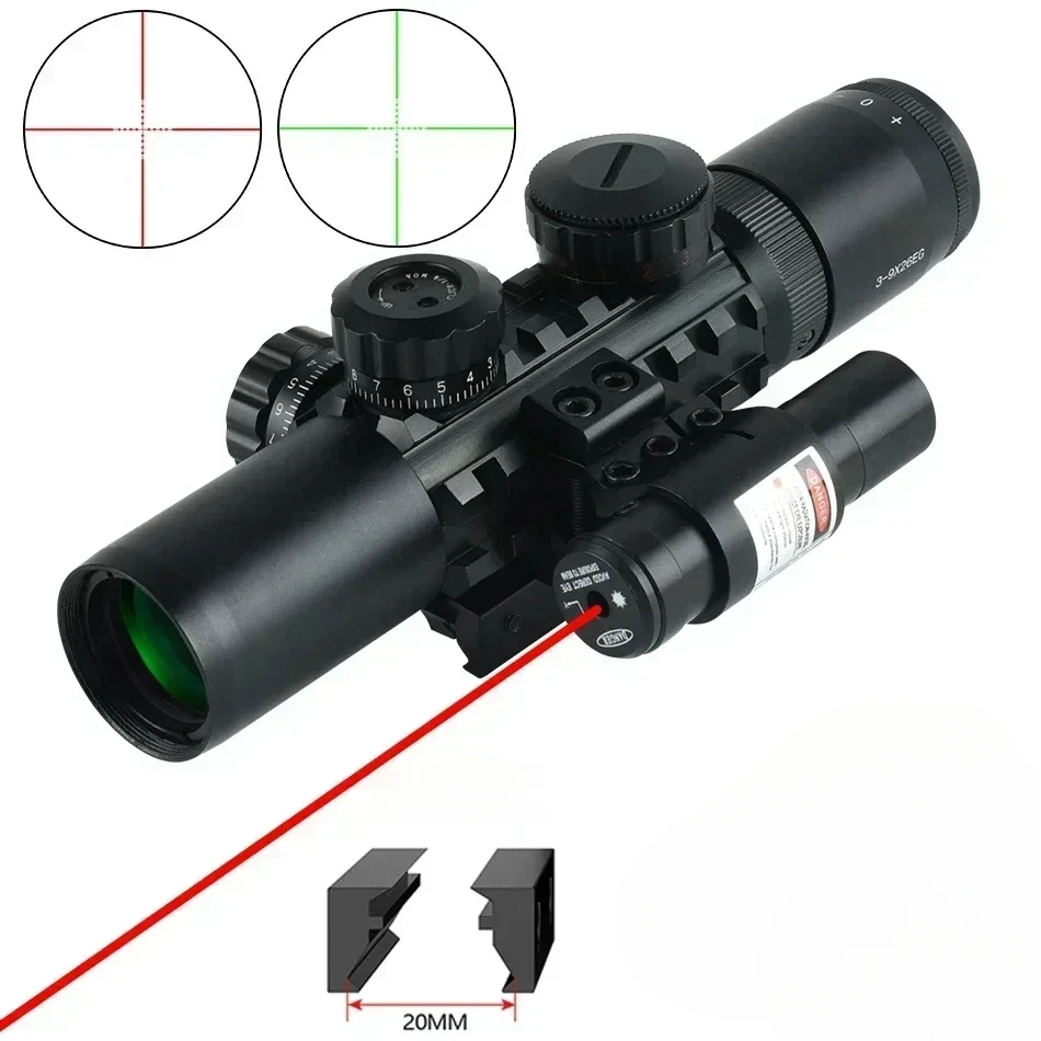3-9x26EG red-laser