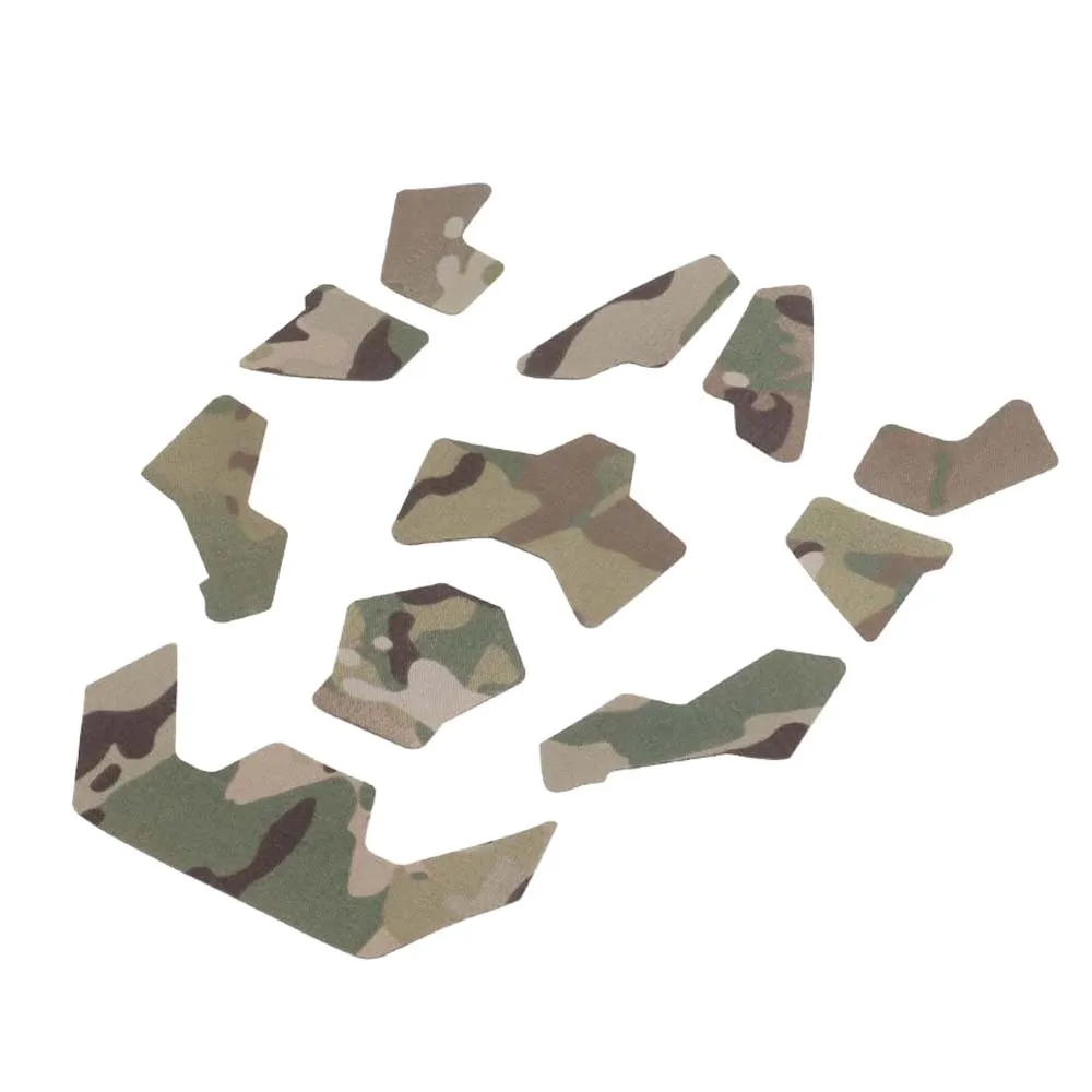 Parches tácticos para casco rápido, accesorios de sujeción con gancho para equipo de cascos tácticos de corte alto FAST SF, 11 Uds. - imagen 5