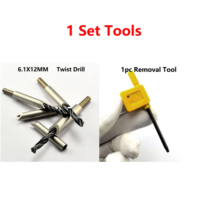 Tornillos de mango de cuchillo M4, rosca 416 de acero inoxidable, husillo, eje de bloqueo, remaches de sujeción, accesorios de bricolaje, 5 unids/set por juego - imagen 5