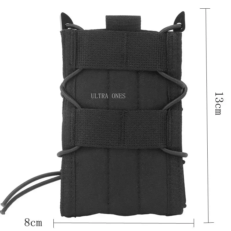 Bolsa para revista individual M4 Molle 5,56, caza al aire libre, tiro AK AR AR15 Mag, funda táctica para Paintball, bolsas de cintura - imagen 2