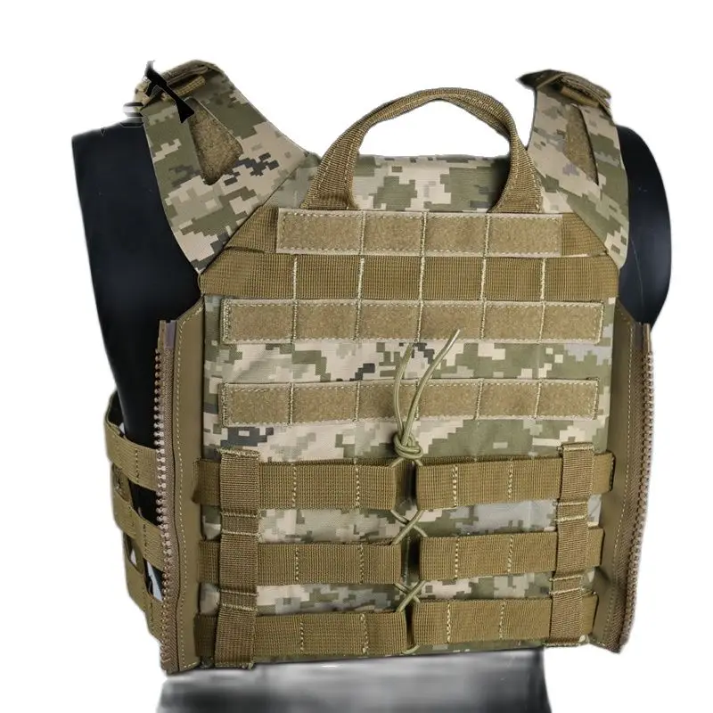 Chaleco táctico jpc2.0, equipo de protección extraíble, placa de bolsa con cremallera, ropa interior de camuflaje ucraniano de camuflaje de punto alemán - imagen 5