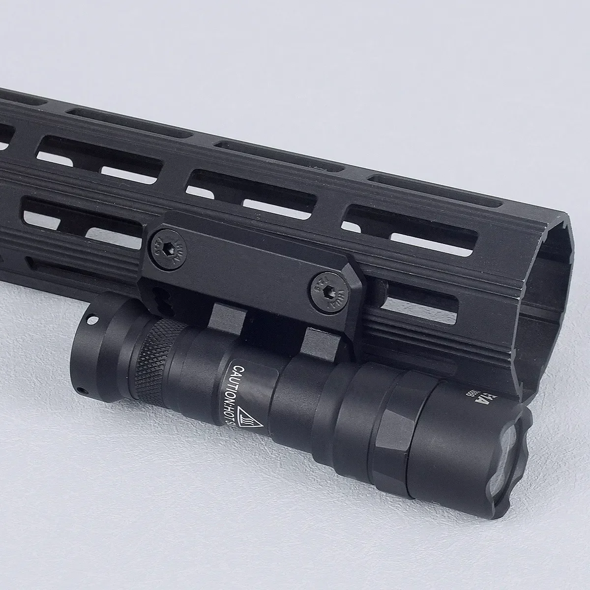 Serie ARIS Surefire M600 soporte para linterna Base compensada compatible con Mlok Keymod SMR Rail M300 Base para linterna caza Airsoft Scout Light - imagen 3