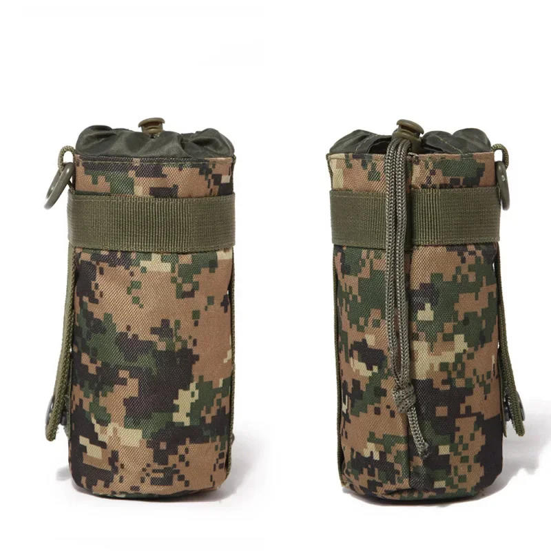 Sistema táctico militar Molle, bolsa para botella de agua, deportes al aire libre, Camping, senderismo, Kits de viaje, hervidor de supervivencia, bolsa, soporte, equipo - imagen 5