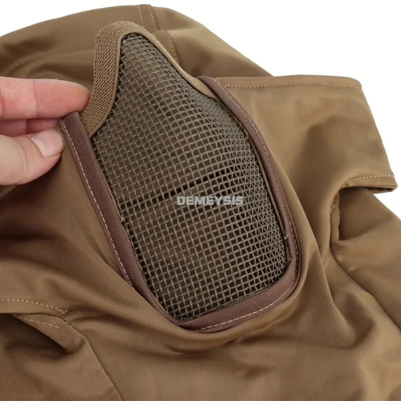 Máscara táctica de malla de cara completa, gorro de pasamontañas, Paintball, sombreros de Halloween, máscara para caza al aire libre, tiro, máscaras protectoras CS - imagen 5