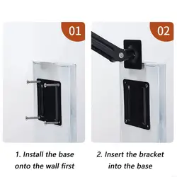 Soporte giratorio para tableta y teléfono - Montaje en pared plegable