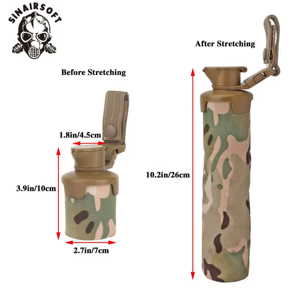 Bolsa de almacenamiento BB plegable de 3000rds, sistema de bolsa Molle para revistas tácticas militares, accesorios de Paintball, organizador de tiro Airsoft - imagen 2