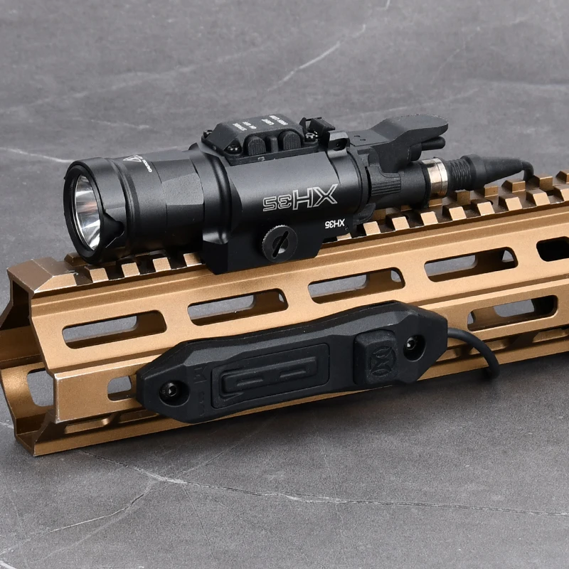 Linterna estroboscópica de luz blanca para arma, lámpara de pistola, interruptor táctico, XH35 SF, 800LM, WADSN Mark, Airsoft, caza, XH35 - imagen 3