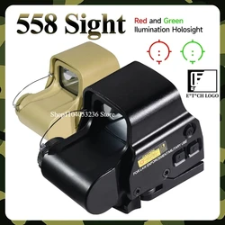 E * t * ch 553 556 558 holográfico rojo punto verde mira caza punto rojo reflejo Airsoft mira telescópica colimador 20mm QD Rail