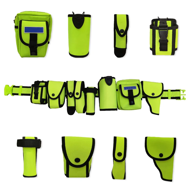 Cinturón de seguridad militar multifuncional 8 en 1, cinturón de servicio de policía, accesorios de seguridad para deportes de caza táctica - imagen 2