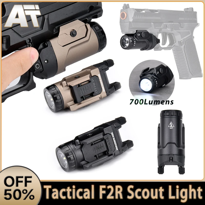 Airsoft F2R Scout luz 700 lúmenes pistola luces X300 SF linterna Surefir lámpara colgante TL 7A linterna de caza Original F 2R - imagen 2