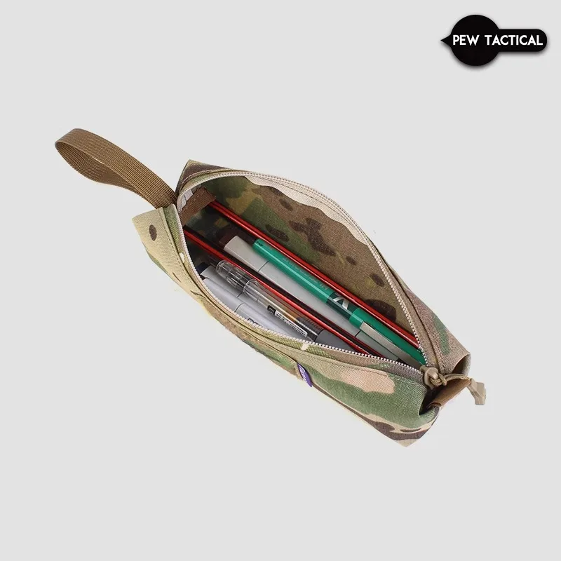 Pew-estuche de lápices táctico grande, bolsa de herramientas de caza al aire libre, estilo minimalista, bolsa de papelería - imagen 4