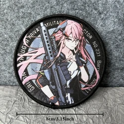 Parche táctico velcro – Brazalete militar anime para mochila