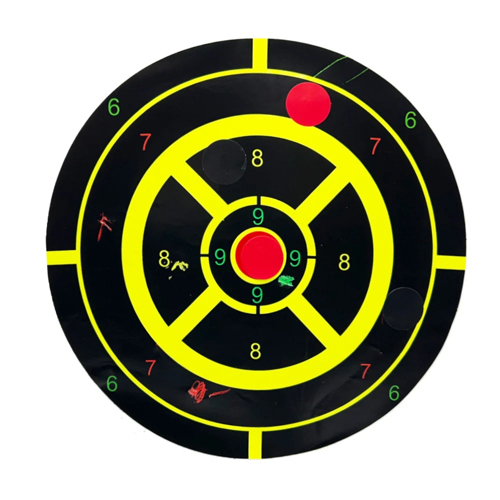 Objetivo tiro Bullseye negrorojo 19mm adhesivo - imagen 5