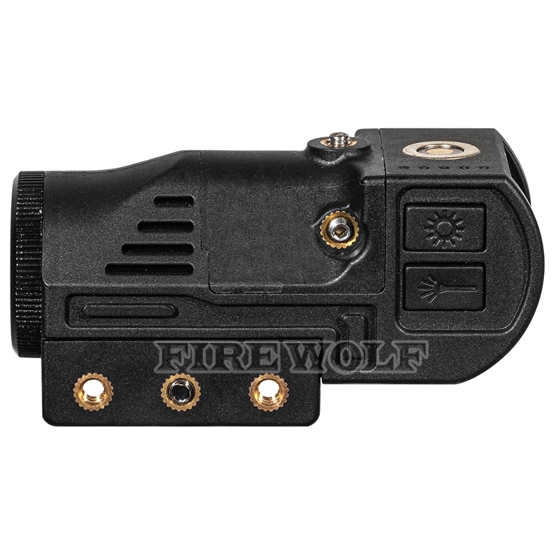 Luz de pistola de arma táctica, linterna láser, Combo de combate, 500 lúmenes, luz de Flash, luz de pistola con láser para pistola, Rifle, escopeta - imagen 5