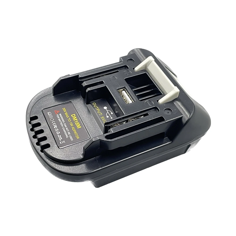 Adaptador de batería DM18M para Milwaukee, Dewalt a Makita Bl1830 Bl1850, conversión de batería de 20V a 18V - imagen 3