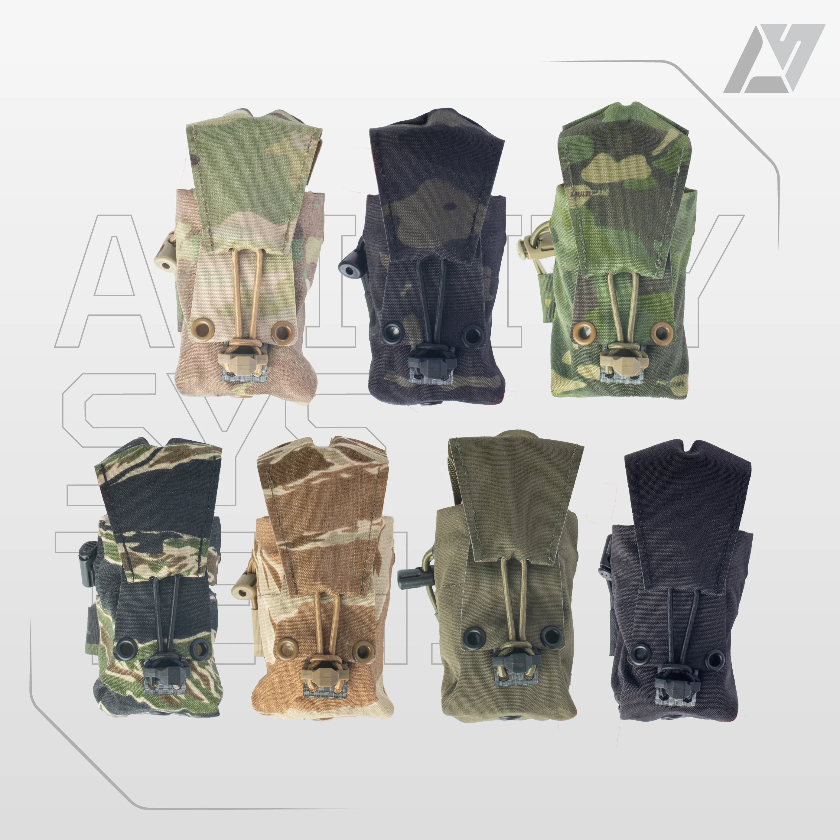 AS Smart System FERRO Banger Pocket Flash Granada Bolsa de almacenamiento, raya de tigre importada 500D - imagen 4