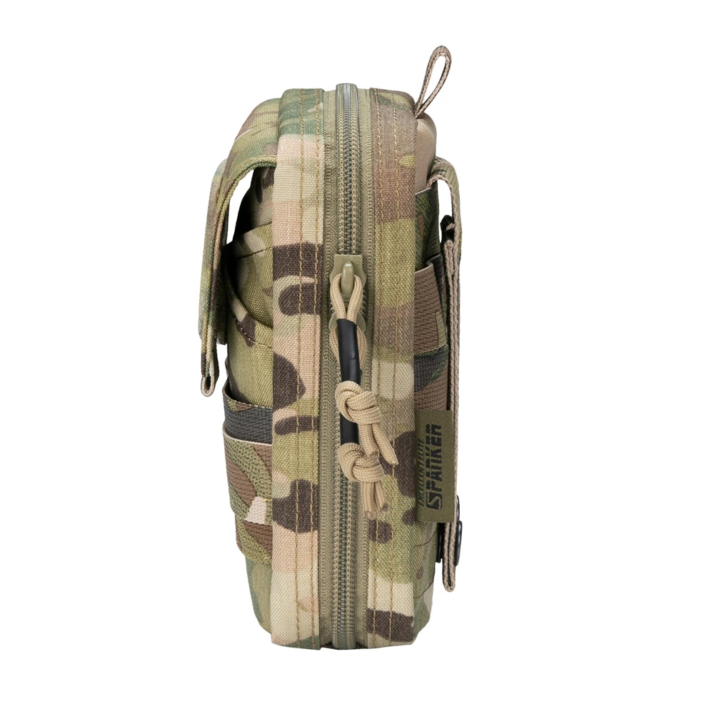 EXCELENTE bolsa táctica EDC ELITE SPANKER, bolsa multifuncional Molle, riñonera con doble cremallera, bolsas de herramientas con cinta mágica - imagen 5