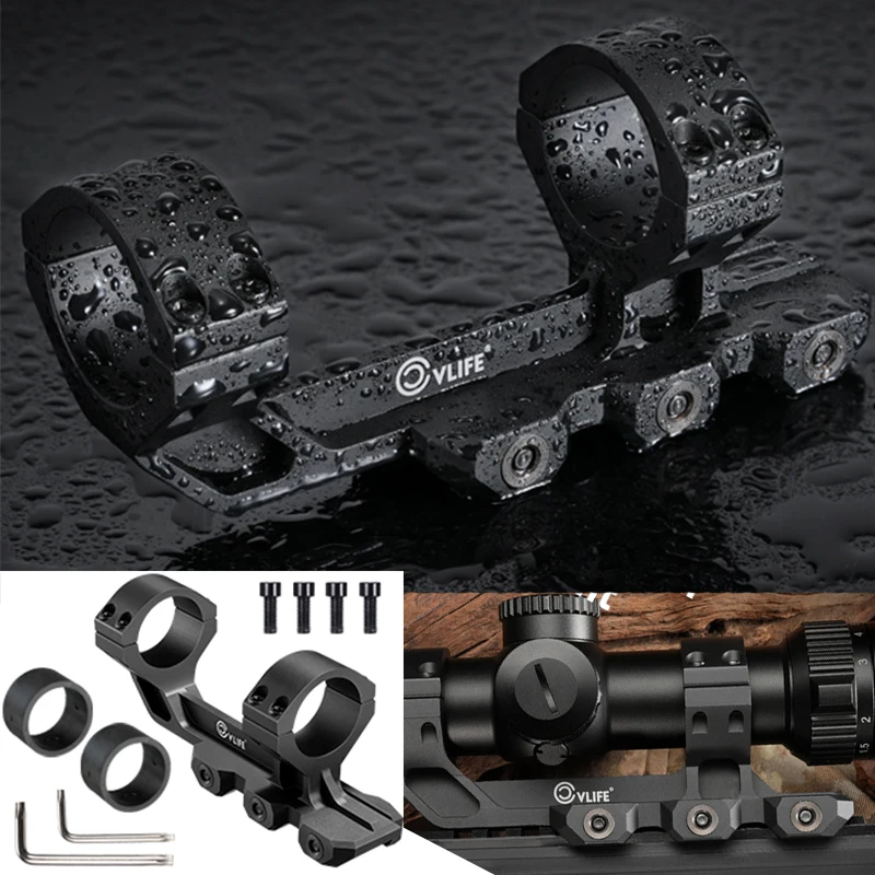 MidTen Scopes LG3002 soportes de alcance Cantilever de 30mm, anillo Dual Offset, una pieza, soporte de aluminio ligero, cero tornillos Torx Sig - imagen 2